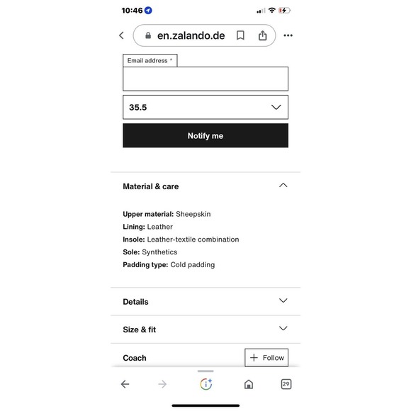 Coach Carley Leather Espadrilles Loafer Slip On Style C6763 Tangerine Sz 11 - Picture 13 of 14